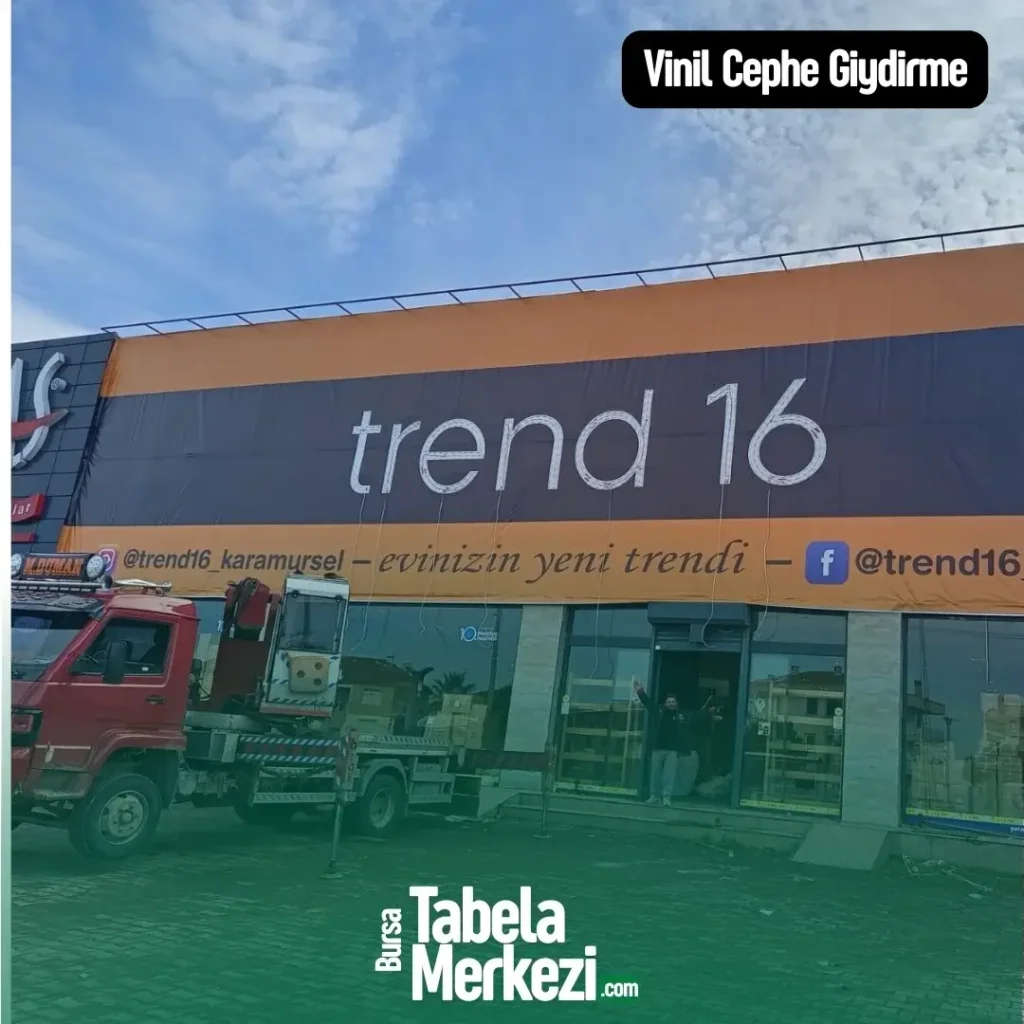 Bursa Vinil Cephe Giydirme