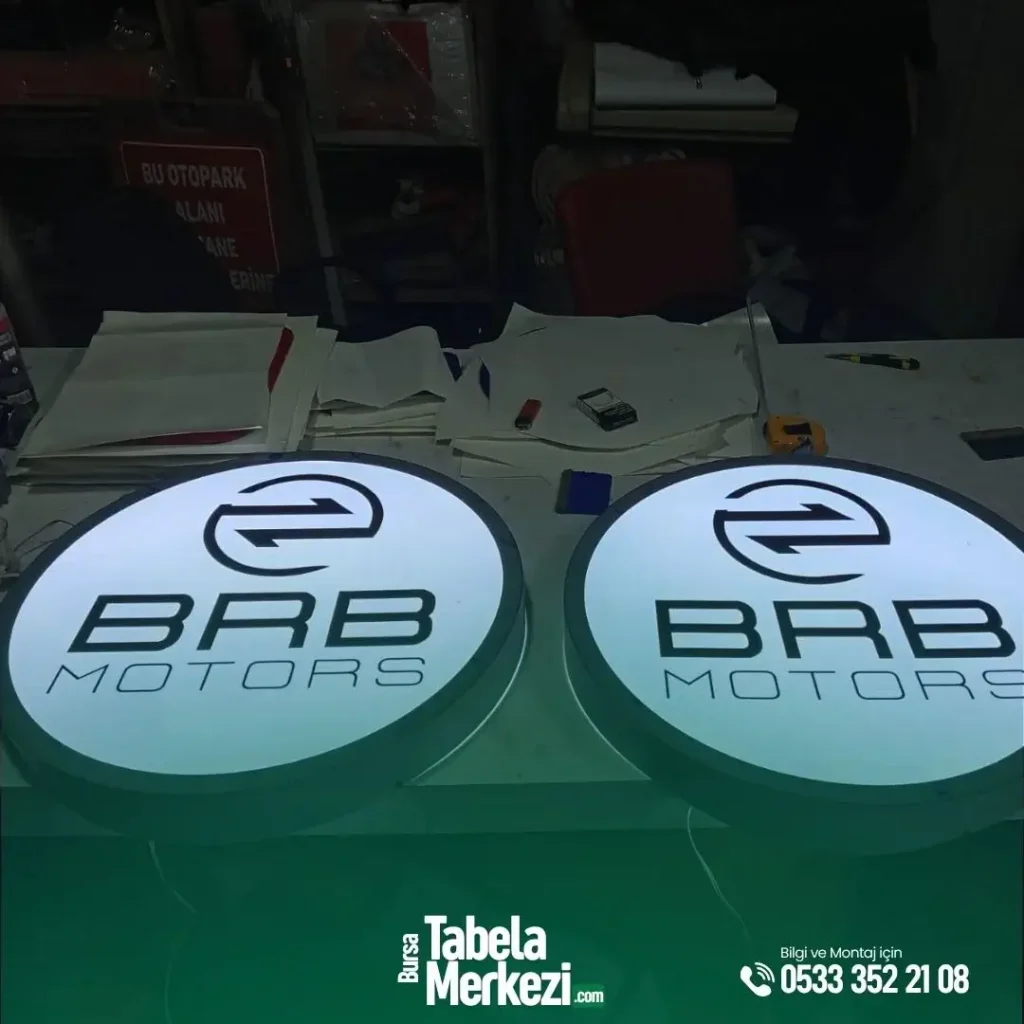 Işıklı Lightbox Kumaştan üretilmiş Fener Tabela